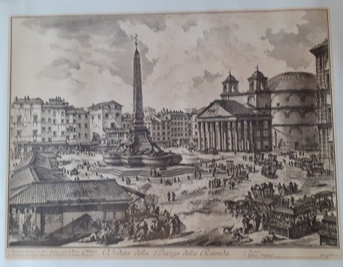 Riproduzione antica stampa - riproduzione,