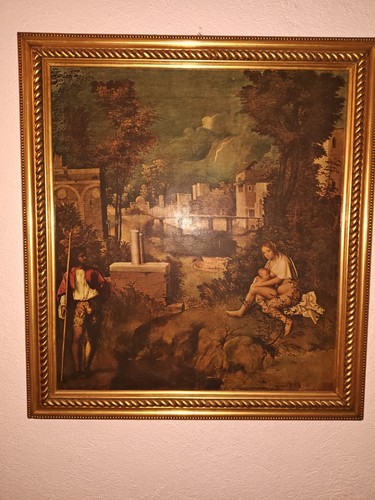 Quadro tempesta giorgione - quadro,