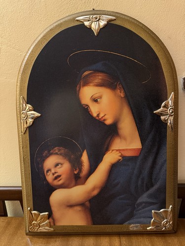 Riproduzione stampa madonna - riproduzione,