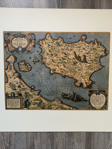 Ischia riproduzione stampa - di,
