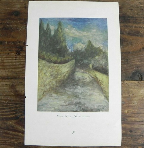 Stampa epoca ottone rosai - stampa,