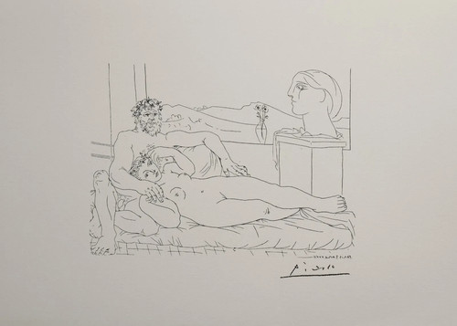 Pablo picasso coppia scultura - picasso,