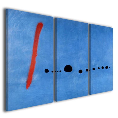 Joan mirò blu trittico - joan,