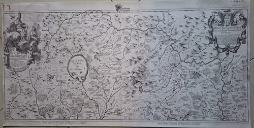 Riproduzione tela antica - su,