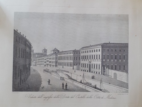 Riproduzione antica stampa - riproduzione,