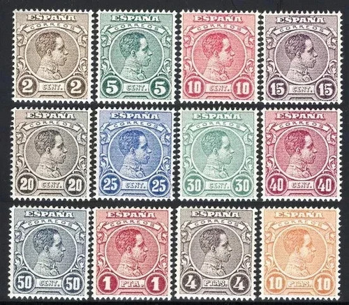 1905 spagna alfonso xiii set - 1905,